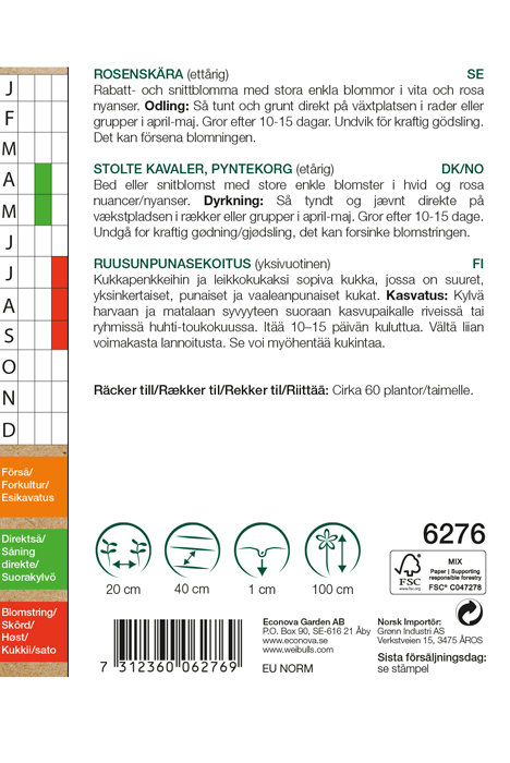 Stolte kavalerer mix økologisk